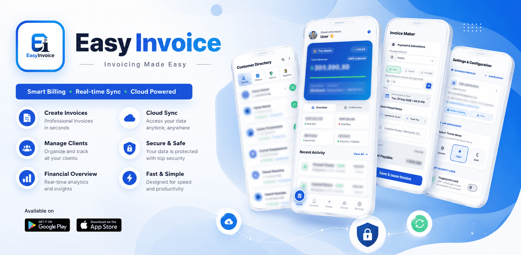Easy Invoice Showcase Banner